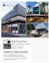 Leasing Opportunity. Park Place Retail. Retail & Restaurant Space N. Palm Ave, Fresno, CA 93711