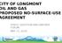 CITY OF LONGMONT OIL AND GAS PROPOSED NO-SURFACE-USE AGREEMENT PUBLIC QUESTION-AND-ANSWER FORUM MAY 15, 2018