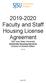 Faculty and Staff Housing License Agreement San José State University University Housing Services Division of Student Affairs