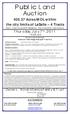 Public Land. Auction Acres MOL within the city limits of LaSalle 4 Tracts