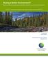 Buying a Better Environment? Market-Based Instruments & the Alberta Land Stewardship Act