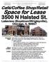 Café/Coffee Shop/Retail. Space for Lease N Halsted St. Lakeview (Boystown/Wrigleyville), Chicago, IL 60657