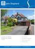 5 Eastcote Lane, B92 0AS Purchase Price: 430,000 Freehold. Semi rural location. Three bedroom semi detached. Potential to enlarge (STPP)