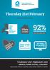 Thursday 21st February. Auction Brochure. 15 lots available. 21 st Feb. from 6.30pm. Find your ideal property