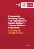 Community Housing Cymru, The Federation of Master Builders Home Builders Federation Planning for 20,000 Homes