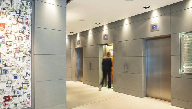 WCs 3 x 13 Person passenger lifts Goods lift New showers, lockers and cycle racks