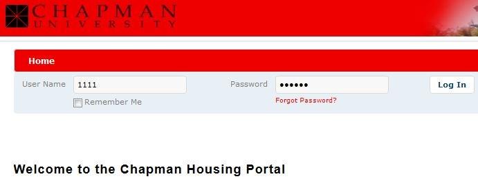 SELECTING YOUR HOUSING ASSIGNMENT To select your assignment, please go to the Chapman Housing Portal at your timeslot time.