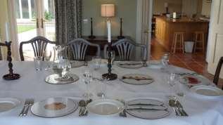 lunch or dinner The dining room has seating for 14 but