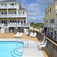 Oceanfront - Pool - Private Hot Tub on Oceanfront Deck Summary The pleasure of beachfront living, breathtaking views of the North Carolina coast and the