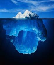 The closing or settlement conference, while vital to the process, is just about 10% of the entire title process (the same amount of an iceberg that sits above the surface of the ocean).