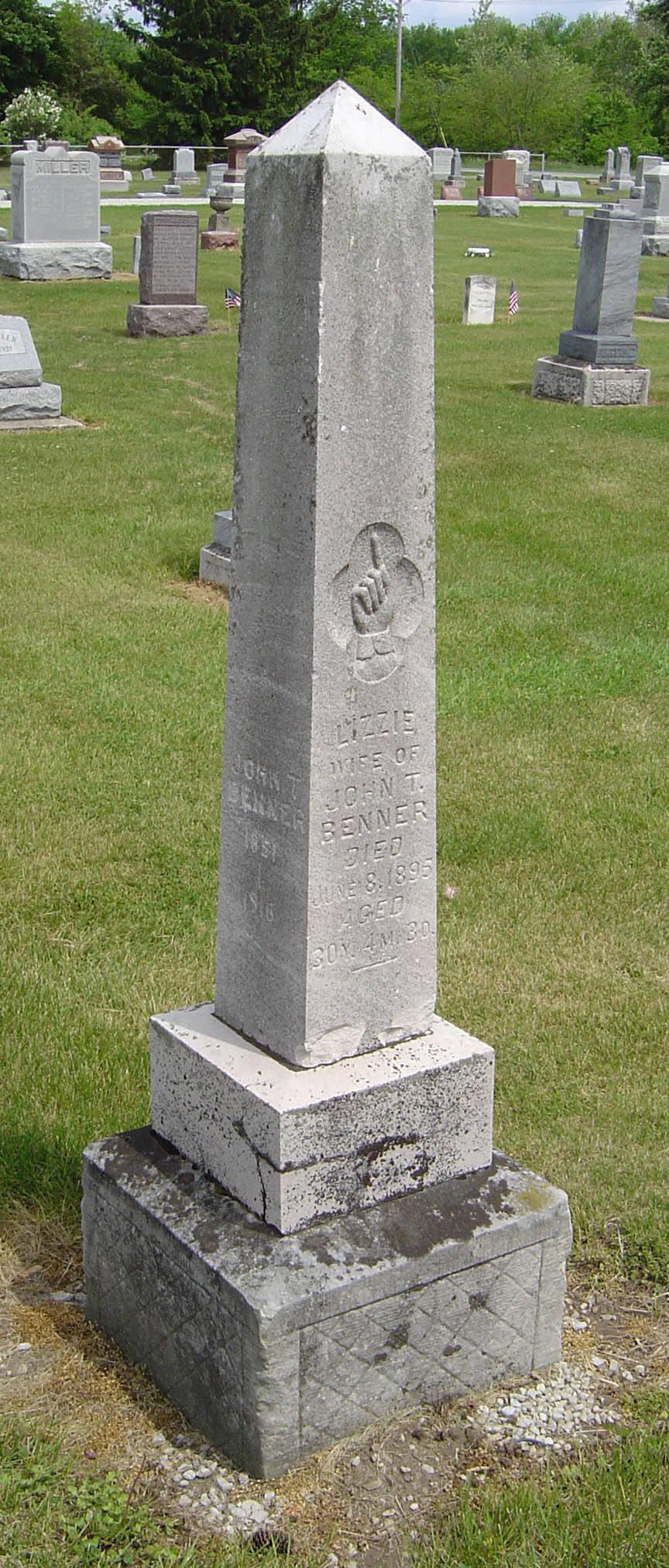 2 Esta BENNER2 was born on 8 Mar 1881.2 She died on 2 Jun 1917. Forrest Frank BENNER2 was born on 29 Jan 1884.2 15. John T. BENNER6 (John B.