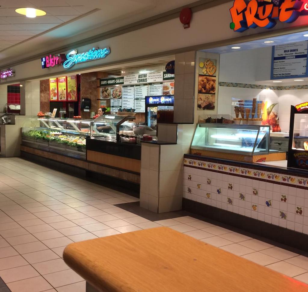 FOOD COURT STOREFRONT Mall Bulkhead Storefront
