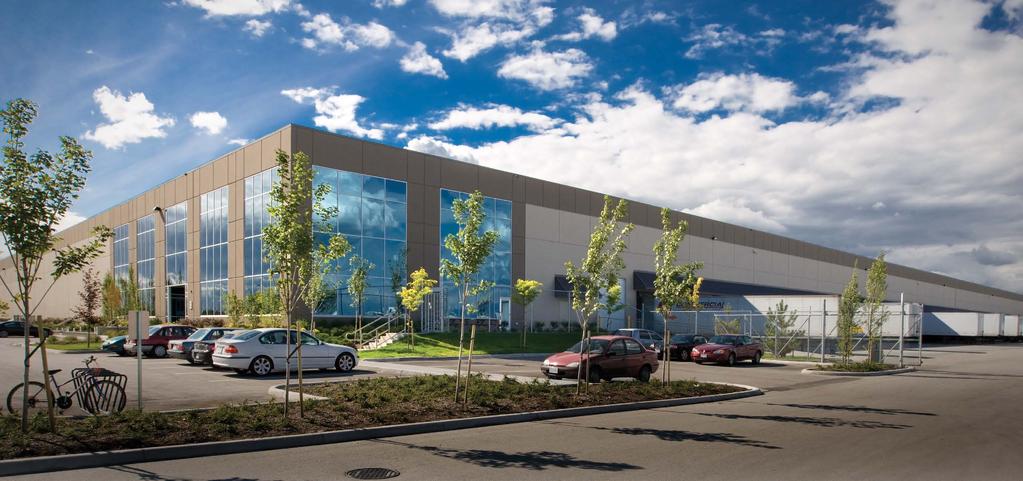 THE INDUSTRIAL EVOLUTION industrial development Our extensive portfolio of quality industrial properties spans major markets from Vancouver to the Greater Toronto Area, and sets the standard for best
