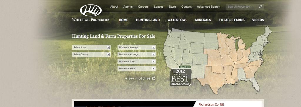 WEBSITE TV SHOW WhitetailProperties.com is the epicenter of everything we do.