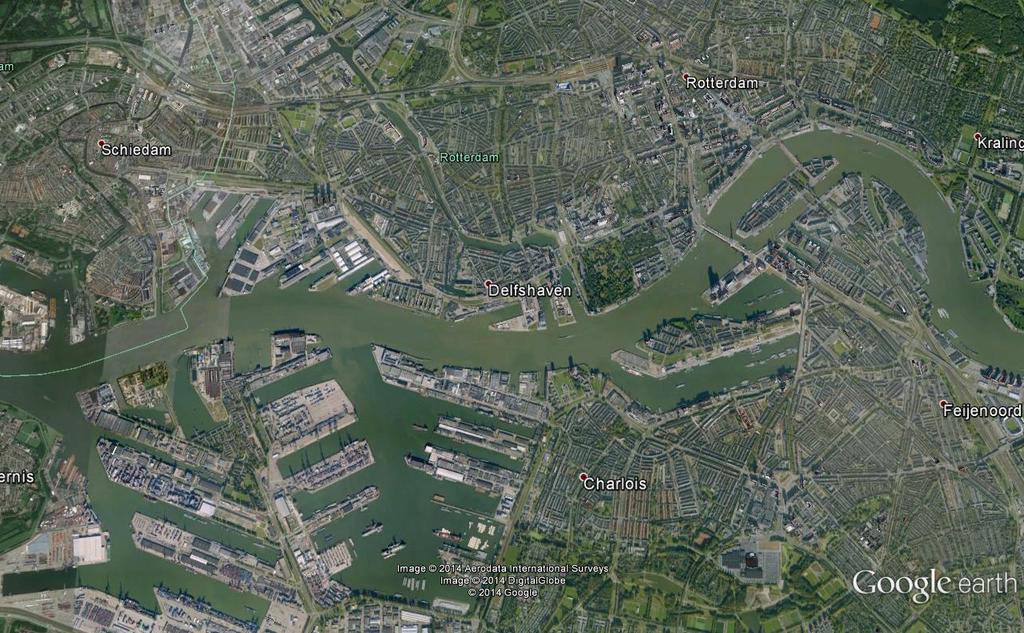 Location of the Wallisblok in Rotterdam Central