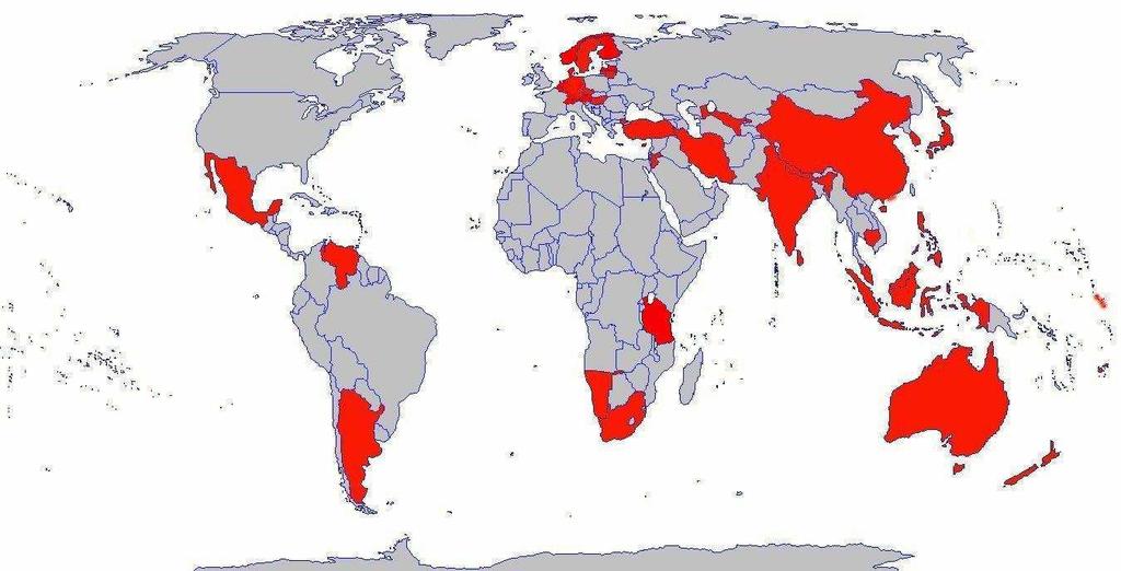 42 countries (Aug.