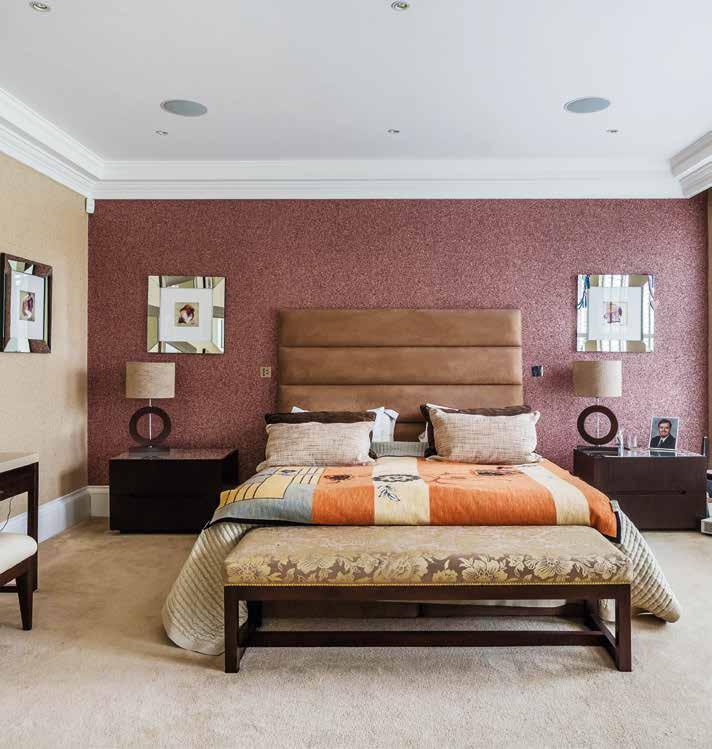 The first floor sees five bedrooms including an extraordinary master suite which