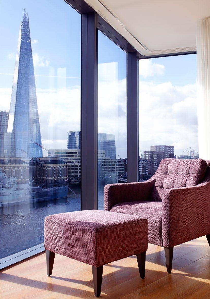 3 WELCOME Nestled between the contemporary culture and historic guise of the River Thames, Cheval Three Quays is an award winning destination in the heart of the city of London The location of this