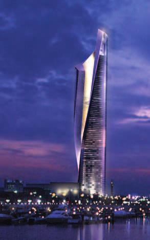 111 111 AL HAMRA FIRDOUS TOWER Location:Kuwait City, Kuwait Architects: