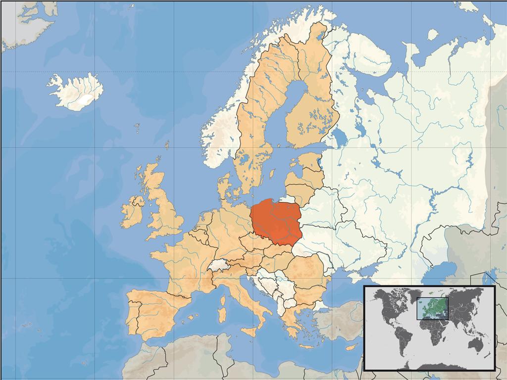 Belarus, Ukraine, Slovakia, Czech Republic, Germany Poland has population of approximately 38,2 mln, which makes it