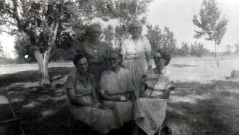1950 The Webb Girls Standing: