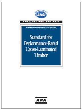 CLT Product Standardization ANSI / APA PRG 320