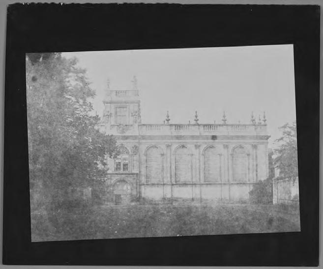 Trinity College Oxford Report 2014-15 75 known, this one in the Fox Talbot Collection at the British Museum, London, and one that is in an album from the collection of the Royal Photographic Society,