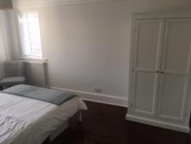 decorated double room in four bedroom family