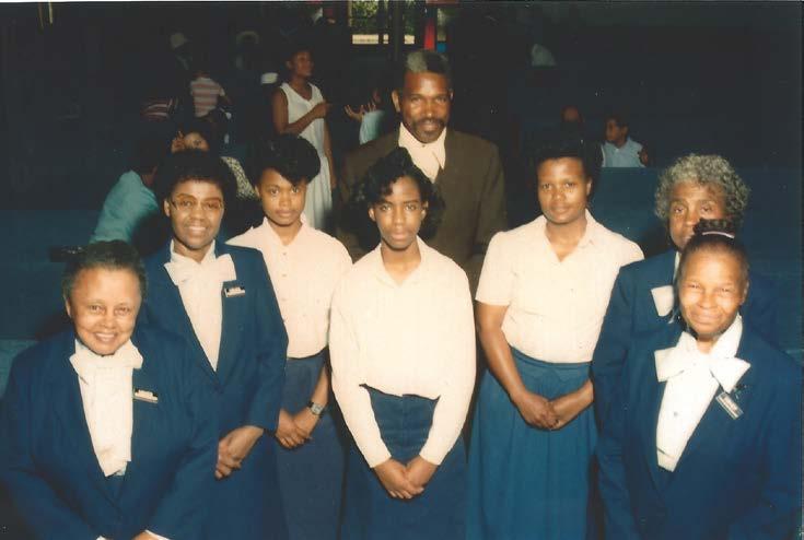 USHER BOARD: (front left to right) Mary Pettiford, Bee Colona, Allana