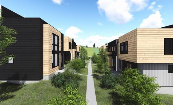 Discovery MCHT (on behalf of private developer) 25 Townhomes, 4 Duplex Units, 1 Single Family Home (all 3BR - 4BR) Estimated Pricing: $320,000 - $420,000.