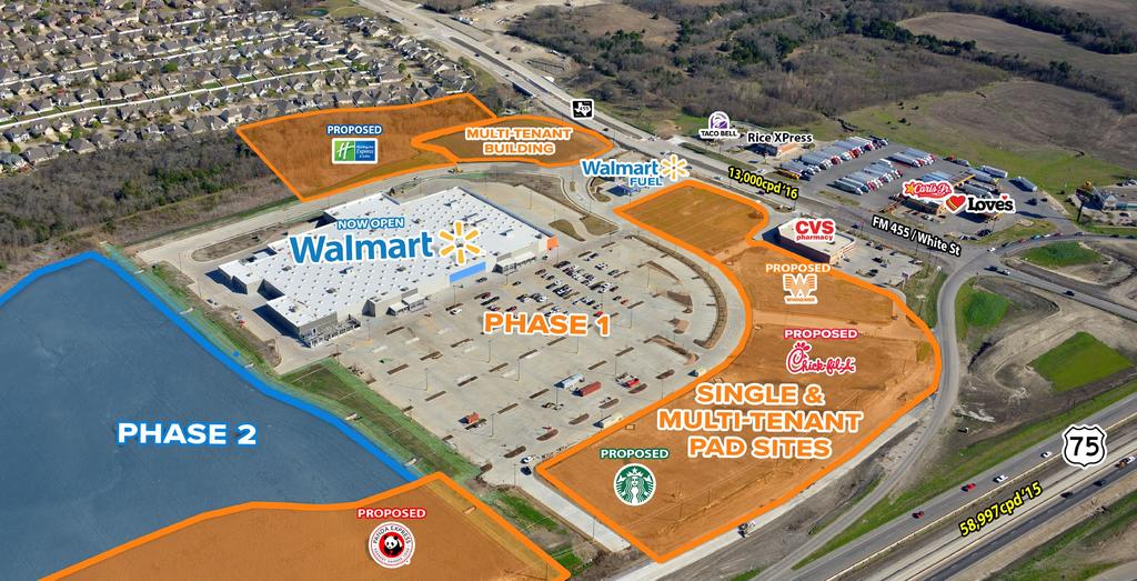 ANNA TOWN CENTER NEC US HIGHWAY 75 & FM 455 ANNA, TEXAS WALMART-ANCHORED DEVELOPMENT FOR SALE OR LEASE EDGE REALTY PARTNERS 5950 Berkshire Lane, Suite 700 Dallas, Texas 75225 T 214.545.