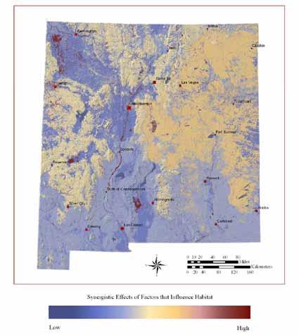 Assessments of Wildlife Threats Map: Synergistic Effects of