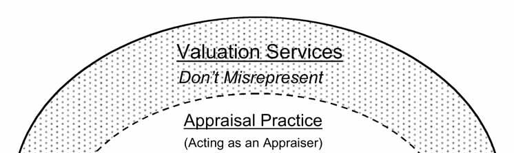 134 135 136 137 138 139 140 141 142 143 144 145 146 147 Valuation Services (large light-shaded oval): When providing valuation services, the obligation for an individual recognized in some