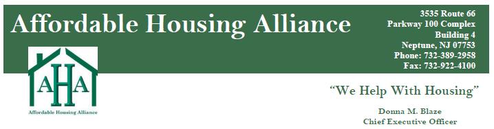 Preliminary Application 1. This is Preliminary Application for rental housing with the Affordable Housing Alliance.