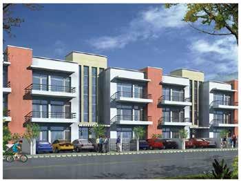 Happy Homes, Omaxe City-II, Rohtak These tastefully designed independent floors in G+2 structure in Omaxe City-II, Rohtak is a treat to own.