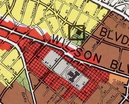Overview of Proposed Change GLUP History of Site 1961 - General Business along Wilson Boulevard and Unplanned Uses north of the site along 16th