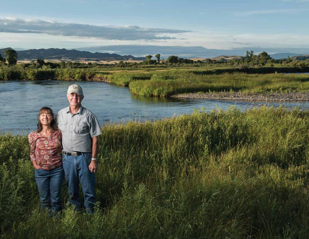 FINK RANCH 188 acres of pristine wetland habitat along the Madison River protected You have a special connection to your land.