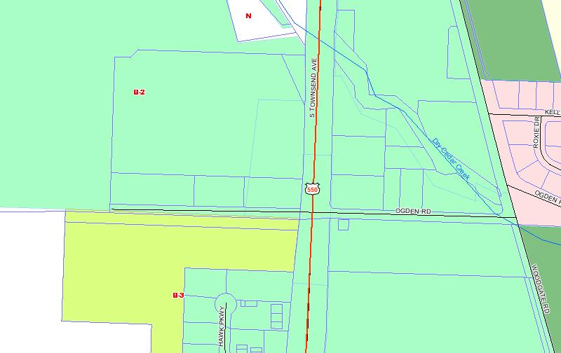 City of Montrose Zoning Map Subject property is zoned
