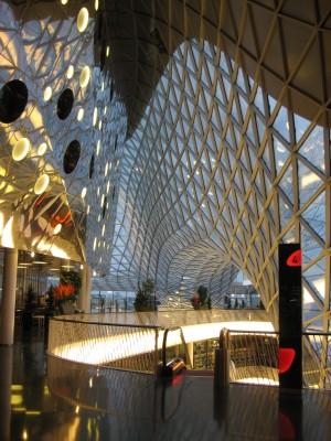 photo: Rodney Cudmore photo: Rodney Cudmore MyZeil Shopping Mall Zeil 106 60313 Frankfurt http://wwwmyzeilde/ The project's structure was inspired by a fluid form connecting the Zeil, an important