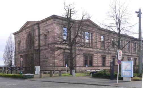 New Gallery, Kassel View from North West before renovation East façade