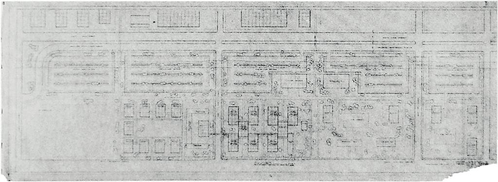 3 Mies and Hilberseimer's iit Campus Master Plan, in its original extension for the academic area (left), and Master Plan for residential expansion beyond State St. (right), c.1951.