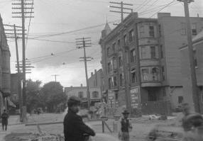 jpg. 3. Unknown. Goodman Street at Hayward Avenue. 1954.