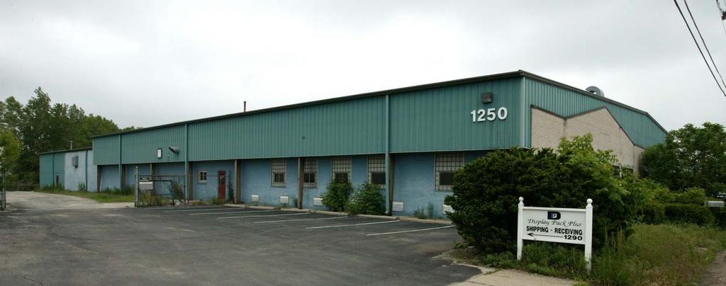 For Sale or Lease Industrial Building 1250 Lincoln Avenue Waukesha, WI Property Highlights 2-two ton cranes Air compressor & air lines Building Size: Available SF: Construction: Zoning: ±63,423 SF -