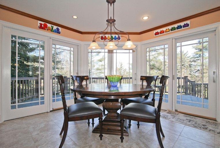 With plenty of space for entertaining, this home offers amazing privacy, including six bedrooms, a family room, first-floor office, and