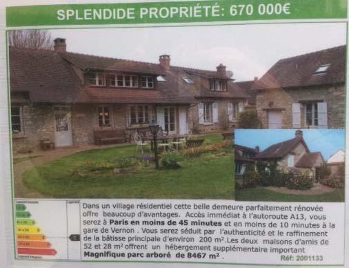 Appendix 3: Example of Transparency of Energy Performance of Home for Sale in France Home energy performance labeling has been a standard practice in Europe for a number of years.