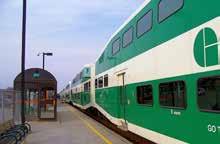 2.3 Transportation The property is well accessed by transit located in the immediate vicinity of the Brampton GO Rail Station and Bus terminal which is located directly west of the lands.