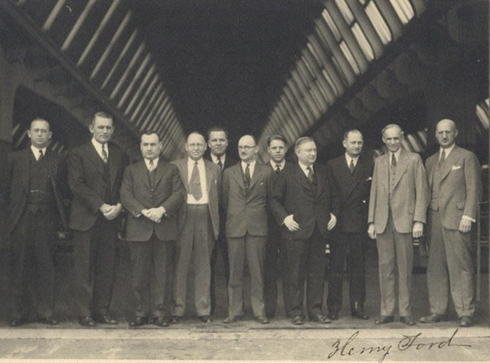 Henry Ford and his management team in 1932
