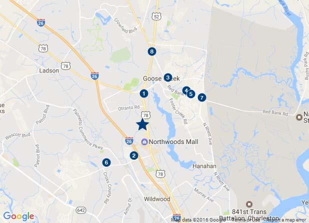 RENT COMPARABLES RENT COMPARABLES MAP Property Name Address City State Zip Phone Distance from Subject Sq. Ft. Pack Rat Self Storage 2170 Greenridge Rd North Charleston SC 29406 (843) 569-3100 0.