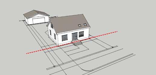 Figure 18: Detached Small Lot Single Family Residential Setback Perspective Figure 19: Detached Traditional Single Family Residential Setback Perspective (35 ft. from garage facing street) 6 ft.