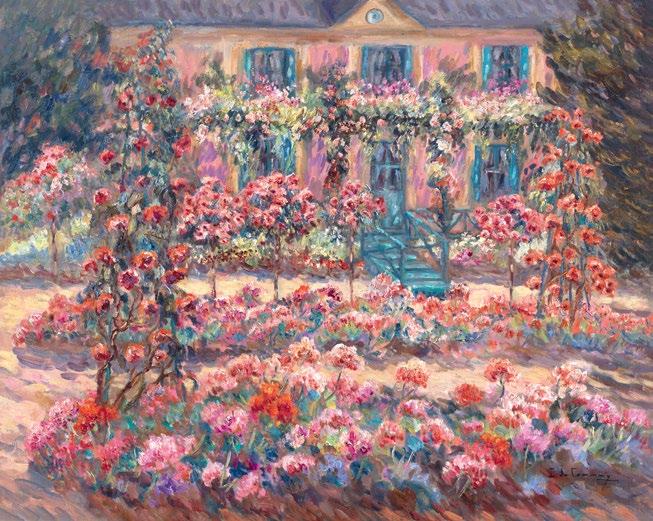La Maison de Claude Monet oil on